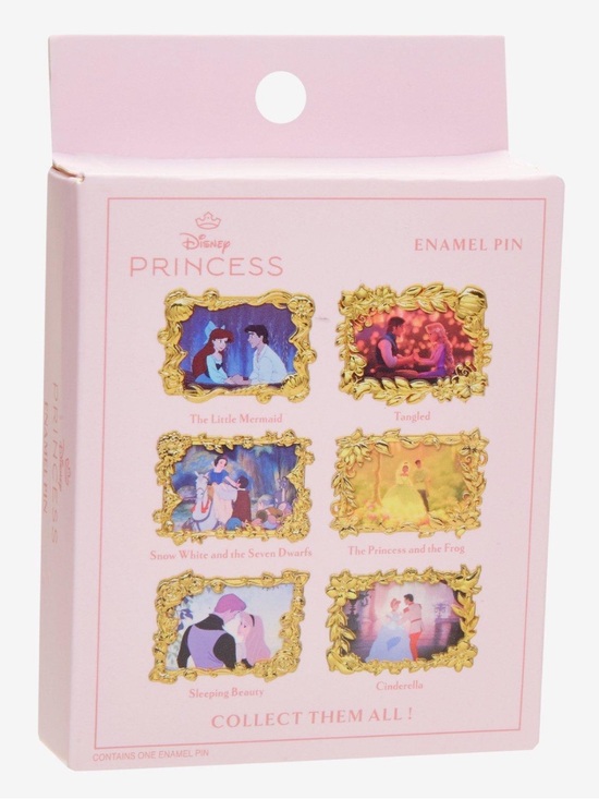 Disney Other - Boxlunch Disney Princess Storybook Moments Gold-Trim Enamel Pin Blind Box